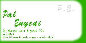 pal enyedi business card